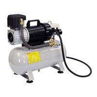 Machine de compresseur d'air sans huile pour petit camion robuste professionnel résistant aux intempéries 24V DC avec réservoir de 12 litres