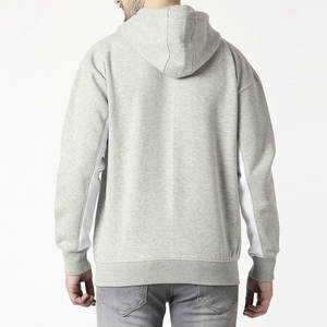 Sweat-shirt à capuche en molleton de coton pour homme avec logo personnalisé, style streetwear décontracté, pour l'automne et l'hiver, vente en gros - Product Image 3