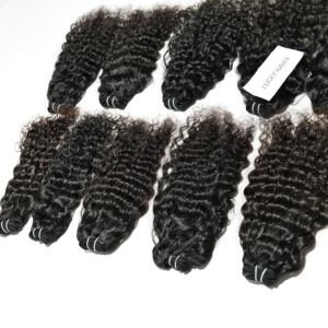 Cheveux humains vierges de qualité Remy vietnamiens Double dentelle bouclés Styles droits toutes les couleurs longueurs perruques brutes pour femmes cheveux - Product Image 4