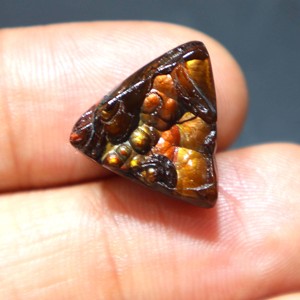 Mexican Fire Agate Druzy Cabochon Natural Fire Agate Druzy Stone Handmade Healing Crystal Polished Fire Agate Jewelry Making - Product Image 2