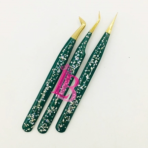 Pinzas para Pestañas de Primera Calidad, Pinzas para Extensión de Pestañas de Visón con Logotipo de Marca Privada, Pinzas de Acero Inoxidable para Volumen Ruso - Product Image 4