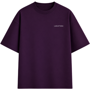 T-shirt Homme Oversize Col Rond Manches Courtes Épaules Tombantes Coupe Boxy Minimaliste Streetwear Vente en Gros Personnalisé Décontracté Tendance - Product Image 1