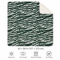 Couverture chauffante en flanelle 62x84 pouces, 10 réglages de chaleur, 110V, ETL/FCC, arrêt automatique pour lit domestique, OEM/ODM