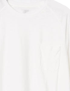 T-shirt en coton blanc à manches courtes pour homme, col rond, coupe classique, décontracté, logo sur le devant, respirant, 220g, couleur unie - Product Image 4