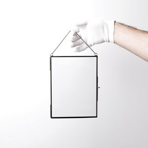 Cadre photo rectangulaire vintage en verre transparent de qualité exceptionnelle, nouvelle arrivée, à suspendre au mur, cadre décoratif pour photos pressées, pour la maison et le bureau - Product Image 1