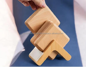 Dessous de verre en bois nautique de luxe de décor de maison et de bureau ensemble avec personnaliser la taille - Product Image 4