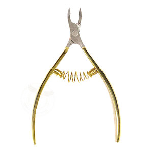 Coupe-cuticules professionnels en acier inoxydable avec poignée à ressort - Product Image 1