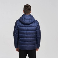 Parka unisexe grande taille respirante et chaude pour l'hiver, épaisseur standard, ultralégère, décontractée, à capuche, tendance, avec fermeture éclair et effet délavé