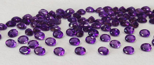 Natural Purple Oval Amethyst Calibrated Faceted Gemstone Natural Aquarius Loose Gemstone For Fine Jewelry Making Indian Supplier - Product Image 3