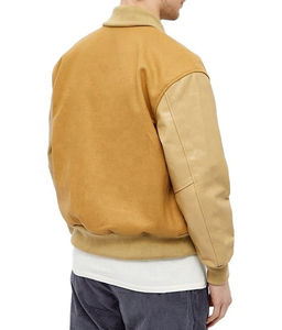 Chaquetas Varsity de Invierno para Hombre, Modernas y Versátiles, con Bolsillos Laterales, Cierre Frontal y Puños Elásticos - Product Image 2