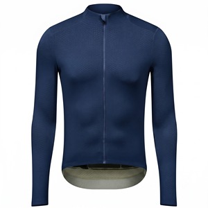 Men's <b>Road</b> Cycling Long Sleeves Jerseys Customizable For Logo Lightweight Material Quick Dry Full Zip Design Made In Pakistan - Product Image 6
