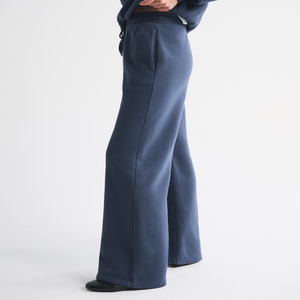 Pantalones de chándal holgados de modal personalizados, pantalones de forro polar para mujer, pantalones de pierna ancha, pantalones clásicos de pierna recta, pantalones jogger de hip hop para mujer - Product Image 3