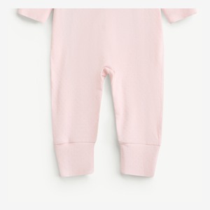 MAMACHERI Combinaison bébé en coton jacquard ajustée à manches longues avec boutons-pression pour nouveau-né fille ODM Vietnam - Product Image 4