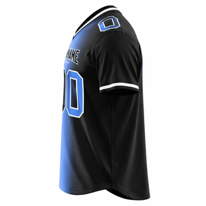 Maillot de football américain 100 % polyester de qualité supérieure, impression par sublimation, respirant, anti-humidité, uniforme d'équipe personnalisé, fourniture OEM - Product Image 2