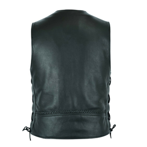 Chaleco de Cuero Personalizado para Motociclistas, Chaleco de Cuero Genuino de Primera Calidad, Estilo Club - Product Image 2