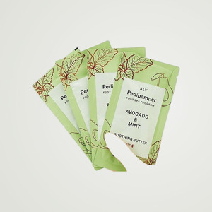 Pequeño set de regalo ALV Korean K-Beauty Pedi Pamper Foot Spa Program Avocado Mint Hecho en Corea Mascarilla Verde - Product Image 1