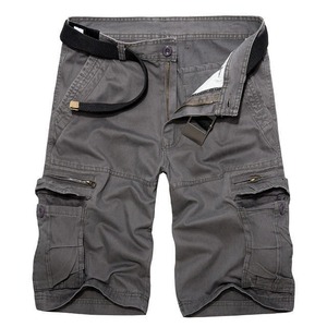 Pantalones Cortos Cargo Personalizados de Algodón 100% para Hombre, Pantalones Cortos Cargo Elásticos Multibolsillos Casuales de Verano - Product Image 3