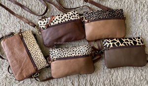 Bolso de hombro hecho a mano de piel, bolso cruzado de piel - Product Image 5