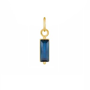 Colgante de Cuarzo Citrino Baguette al por Mayor, Bañado en Oro, con Gema Facetada, Collar Minimalista, Joyería para Mujer, Suministro a Granel - Product Image 5