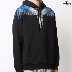 Sweat-shirts à capuche pour hommes de haute qualité, coupe classique, design personnalisé, impression numérique d'hiver, fabriqués au Pakistan - Product Image 3