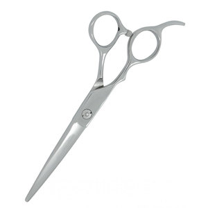 Ciseaux de coiffure professionnels pour gauchers, en acier inoxydable de qualité supérieure, avec lame de rasoir tranchante, manche moyen, pour la coiffure - Product Image 3