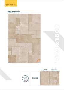 Azulejos de Porcelana Boneca Blue de 1200x1800 mm, Aspecto Mármol, Acabado Rústico, Formato Grande, Azulejos para Piso y Pared, Azulejos Vitrificados Premium - Product Image 5