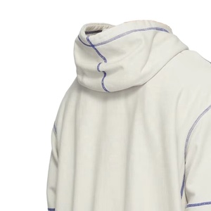 Logotipo personalizado estampado bordado francés Terry sudaderas con capucha hombro caído moda Unisex suelta sudaderas con capucha de gran tamaño Streetwear 2026 - Product Image 4