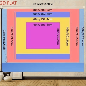 Tapisseries murales 2D plates phosphorescentes néon méduse, activées par les UV, fluorescentes, pour chambre, salon, bureau - Product Image 6