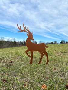 Garden Deer Garden Decor Die Cut Christmas Outdoor Decoration Cartoon Style 1 <b>Pc</b> - Product Image 1