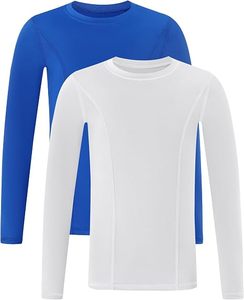 Camiseta de Manga Larga con Cuello Redondo de los Buffalo Bills, Blanca, 80% Poliéster, Transpirable, Bordada, de Color Sólido, Ajuste Elástico, Ropa Casual - Product Image 4
