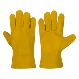 Premium Quality Reflective Safety Workwear Split Leather Industrial Welding <b>Gloves</b> Safety Cuff Heat General Purpose Flexible - Product Image 1
