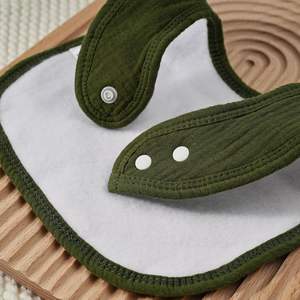 Bavoirs en mousseline de bambou 100% pour bébés - Légers, séchage rapide - Product Image 4