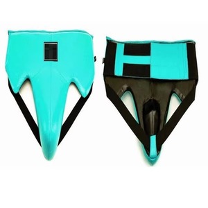 Protège-entrejambe de boxe en cuir de qualité supérieure, mousse haute densité, design réglable et confortable, équipement de protection professionnel, logo personnalisé - Product Image 1