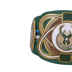 เข็มขัดแชมป์ทีมมิลวอกี บัคส์ แบบปรับแต่งได้ เข็มขัดบาสเกตบอลและมวยปล้ำคุณภาพสูง เข็มขัดแชมป์กีฬาสำหรับนักสะสมและแฟนๆ - Product Image 5