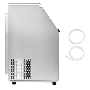 Macchina Professionale per Produzione Ghiaccio, 440 libbre/24H, Grande Capacità di Stoccaggio, 160 Cubetti di Ghiaccio in 15 Minuti, 88 libbre + 500 kg di Capacità di Stoccaggio Ghiaccio - Product Image 1