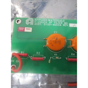 AMAT 0100-40034 E-CHUCK RF FILTER BOARD, REV A - อุปกรณ์และอะไหล่เซมิคอนดักเตอร์ระดับโลกที่เชื่อถือได้ - Product Image 4