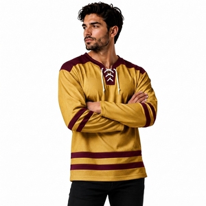 Jersey de Hockey sobre Hielo OEM, Ropa Deportiva Personalizada para Equipos, Fabricante de Ropa Deportiva de Marca Privada, 100% Poliéster, Absorbente de Humedad, para Hombre - Product Image 5
