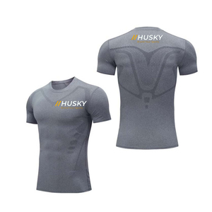 Camiseta Deportiva para Hombre, Absorbente de Humedad, Transpirable, de Secado Rápido, para Running, Baloncesto, Tejido Sólido - Product Image 2