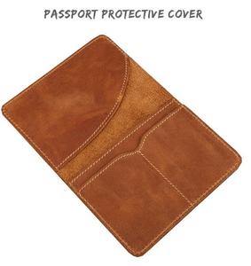 Genuine Leather <b>Passport</b> <b>Wallet</b> Cover Quick Shipping Business Gift for Travelers Premium Leather <b>Passport</b> Holder Case - Product Image 3