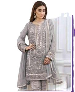 Impresionante Calidad AJM TRADE HOUSE Ropa Casual de Verano para Mujer Salwar Kameez de Algodón con Kurta Dupatta Vestido - Product Image 1
