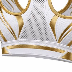 Soutien-gorge de sport pour femme à sublimation, haute performance, sans couture, séchage rapide, respirant, avec logo frontal, haute qualité, vente en gros, meilleur prix, le plus vendu - Product Image 5