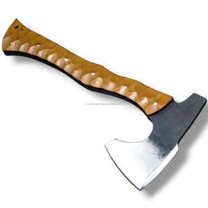 ขวานตีเปิดฝากระโปรงรถยนต์แบบเต็มด้าม คาร์บอนสตีล ยี่ห้อ Nordic Forge รุ่น Bearded  ด้ามจับไมคาร์ต้า  แบบ ODM ที่ปรับแต่งได้ - Product Image 5