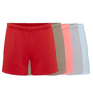 Shorts rétro pour femmes, décontractés, confortables, pour l'été, athlétiques, en coton élastique, avec poches, taille mi-haute - Product Image 1