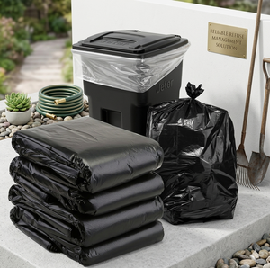 Super quality Factory Sustainable Biodegradable Cornstarch Unscented Disposable <b>Compostable</b> Garbage <b>Bags</b> Cheap price - Product Image 5