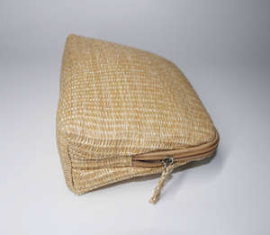 Bolsa de Maquillaje de Yute con Logotipo Personalizado, Organizador de Cosméticos de Arpillera Natural para Venta al Por Mayor - Product Image 3