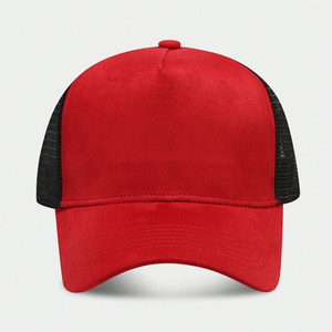 Casquettes de camionneur avec patch brodé, dos en mesh, fermeture à pression, logo personnalisé, production en gros - Product Image 3