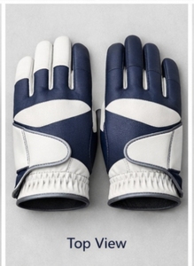 Gants de frappe pour softball en Spandex/Polyester, design ambidextre, fermeture auto-agrippante, tissu respirant, prise flexible et soutien de la main. - Product Image 2