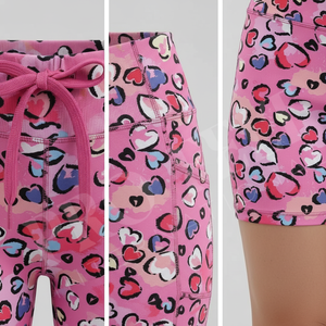 Premium Quality Customized Printed Biker <b>Shorts</b> Stretch Gym Yoga Comfortable Polyester Running Workout <b>Tight</b> Activewear <b>Shorts</b> - Product Image 4