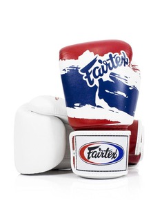 Guantes de Boxeo Profesionales Fairtex de Cuero Vacuno Genuino, Diseños Personalizados, Guantes de Sparring para Muay Thai - Product Image 1