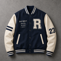 Blouson universitaire personnalisé homme femme, style vintage Letterman, broderie, patch chenille, rétro, streetwear, mode, vêtement d'extérieur, OEM
